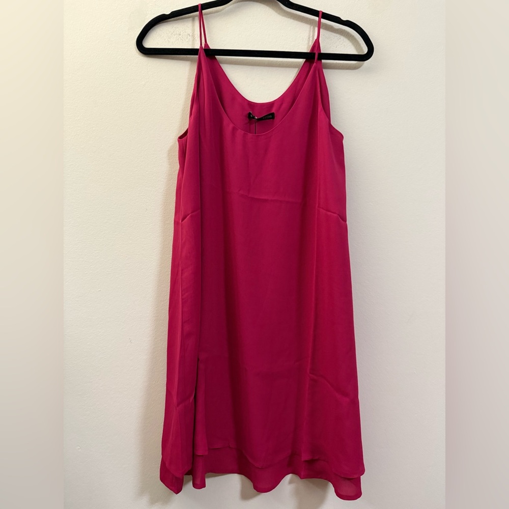 NWT Krisa Revolve‎ Sleeveless Swing Slip Dress in Berry Magenta Pink - S